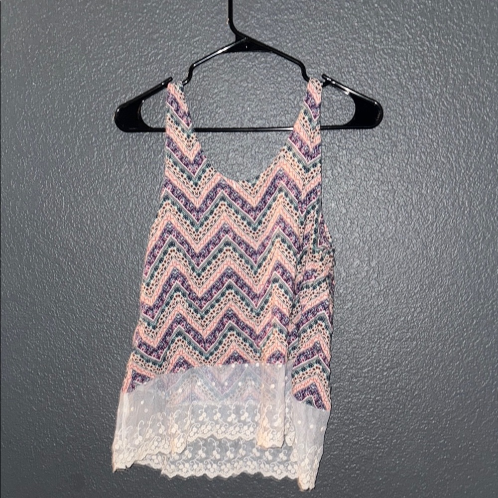 Lace Trim Tank Top - Picture 4 of 4